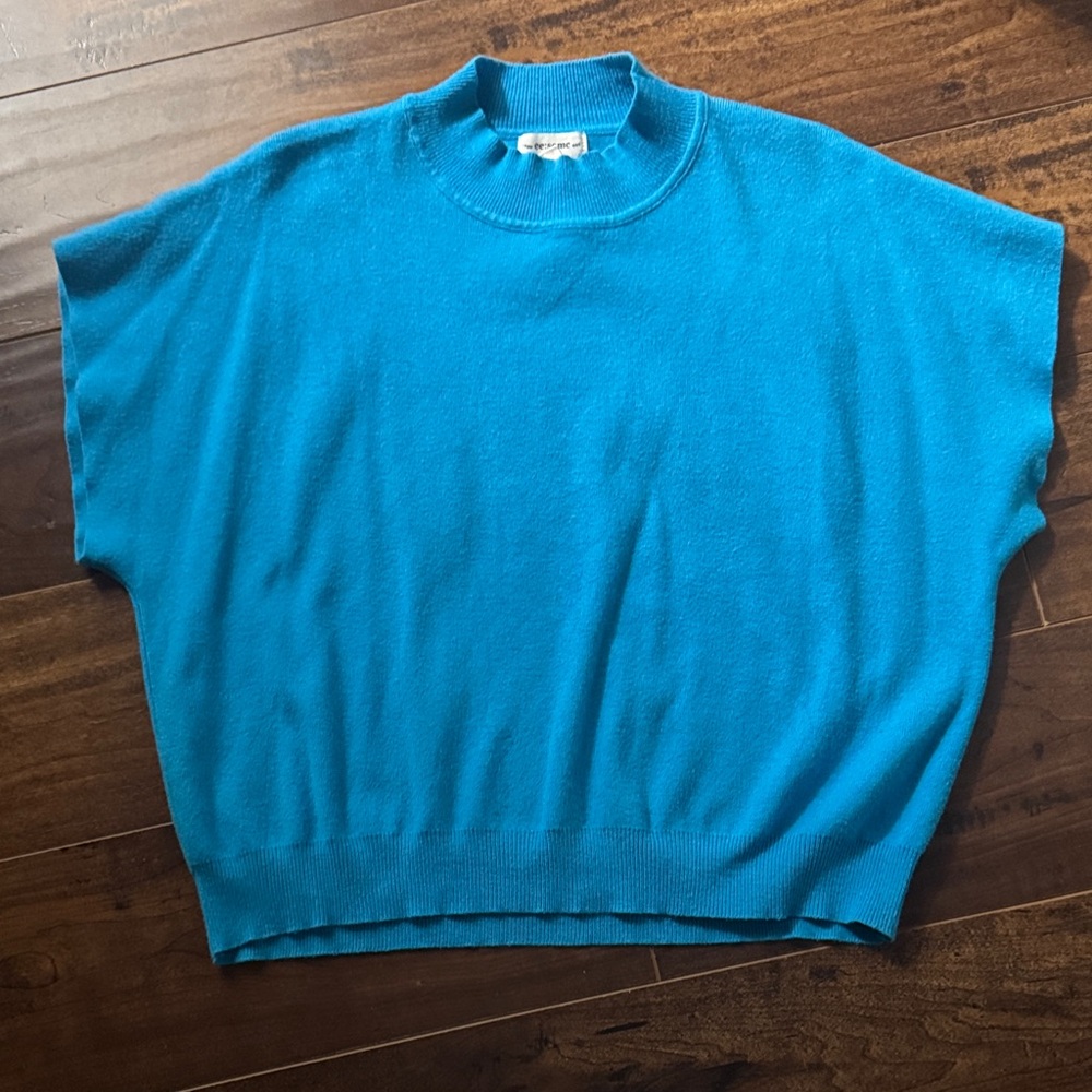 Eesome Vibrant Blue Knit Top